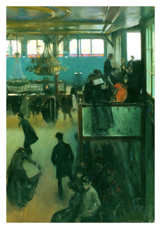 Dance at the Moulin de la Galette print