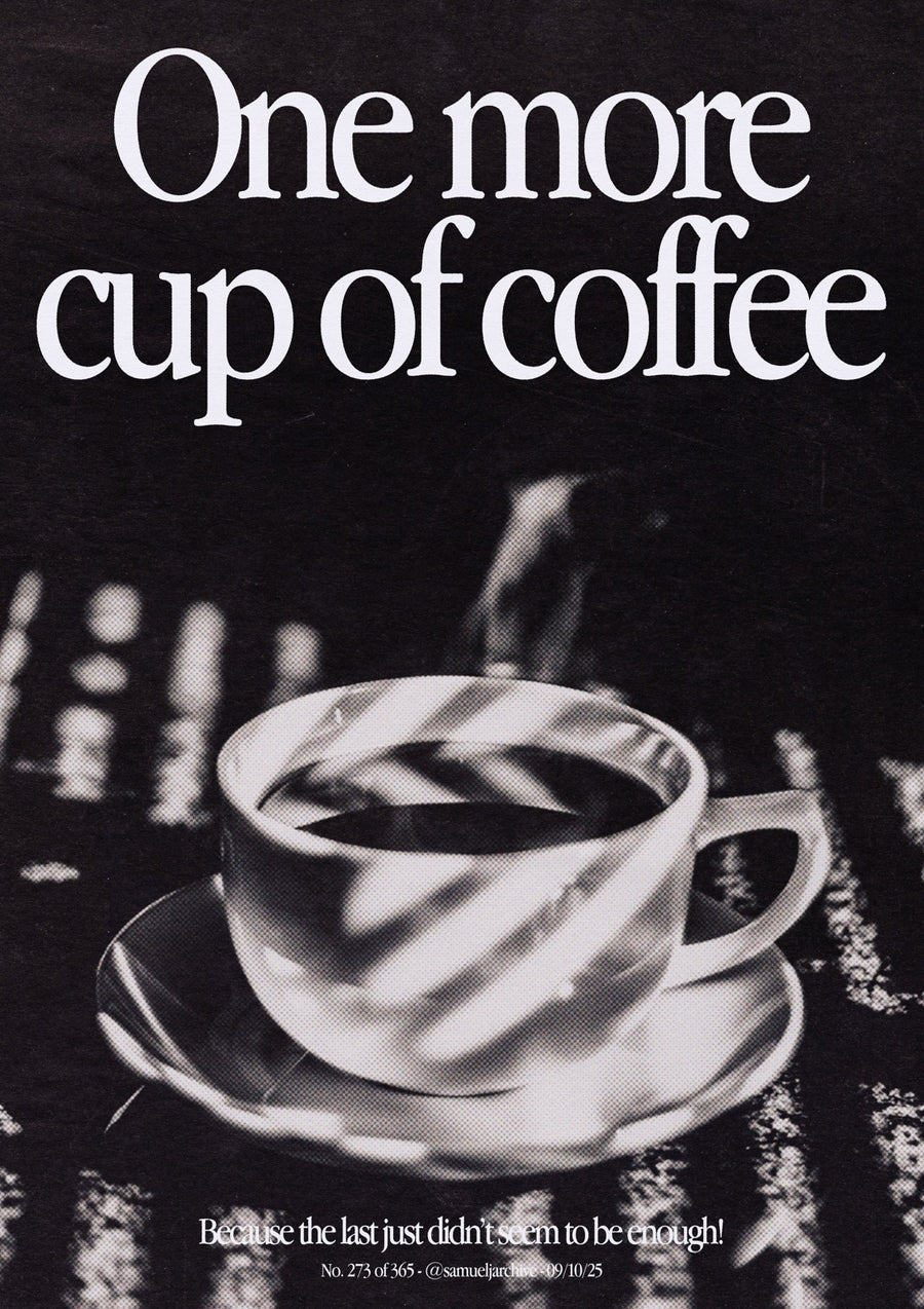 Cup of Coffee - Print Only frame