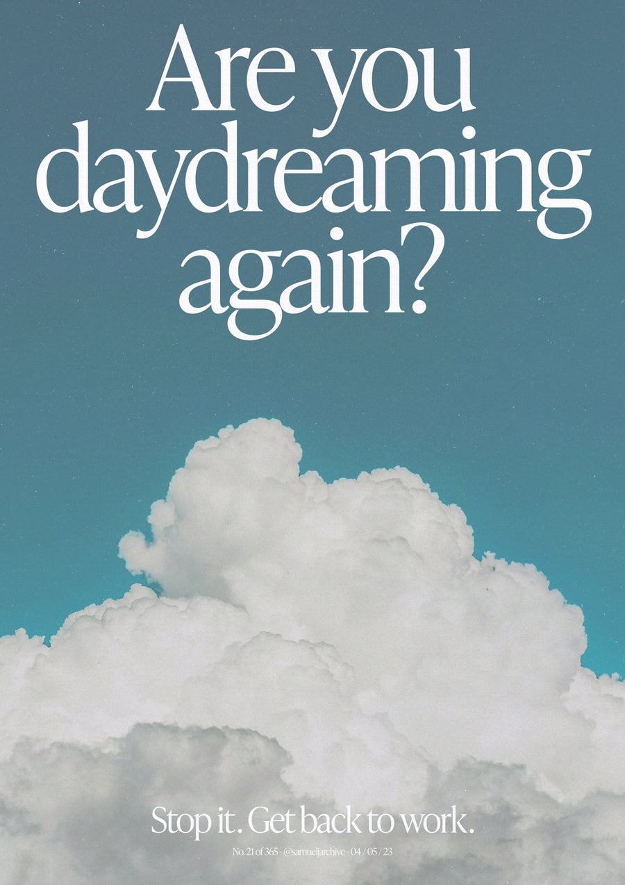 Daydreaming - Print Only frame