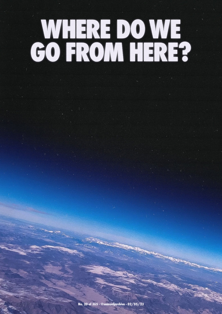 Where Do We Go From Here? - Print Only frame