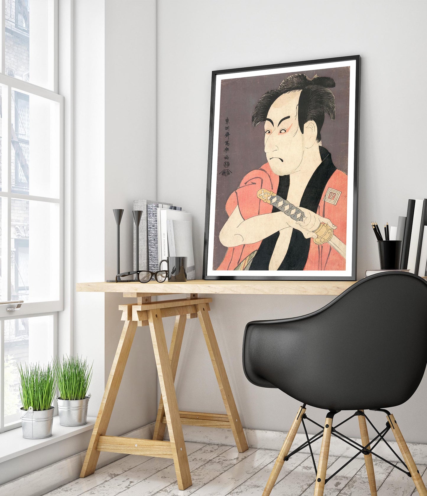 Ichikawa Omezo I in der Rolle des Yakko Ippei