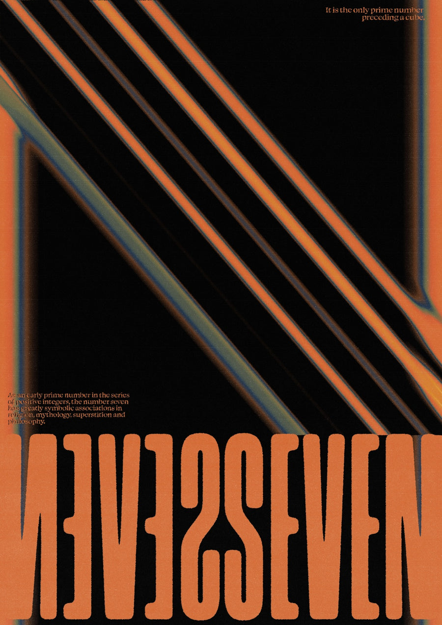 Seven - Print Only frame