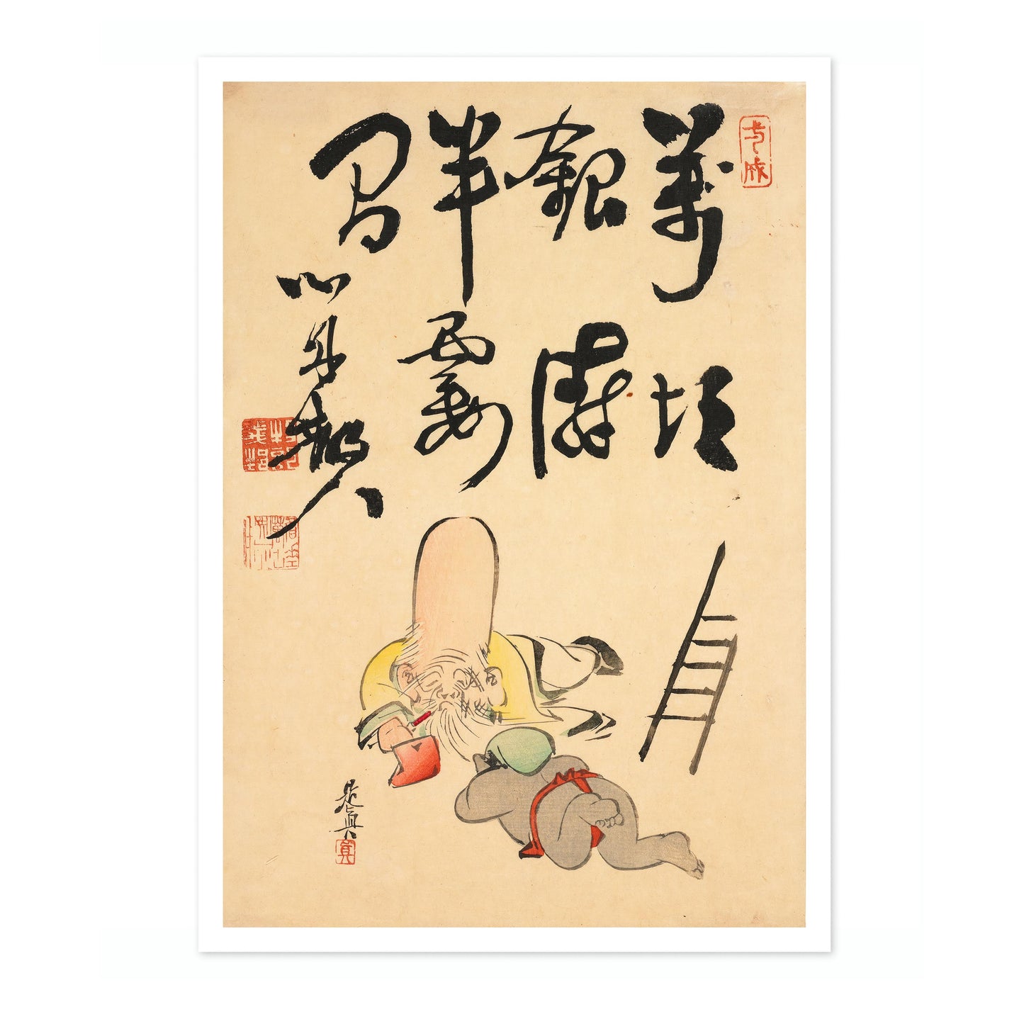 Fukurokuju and Daikoku Gods