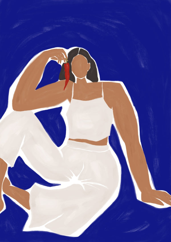Woman with Chilli