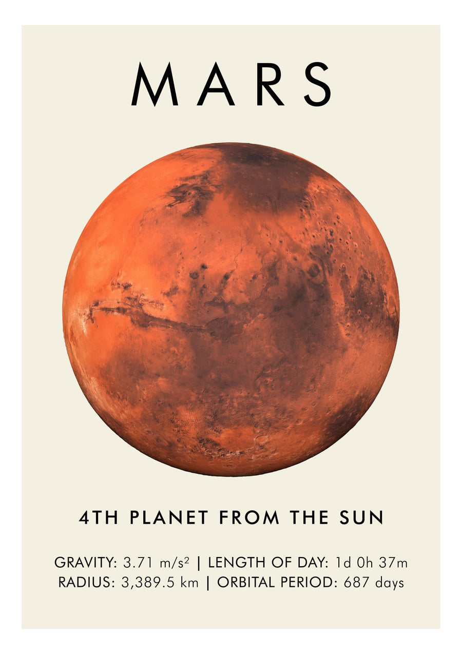 Mars - Print Only frame