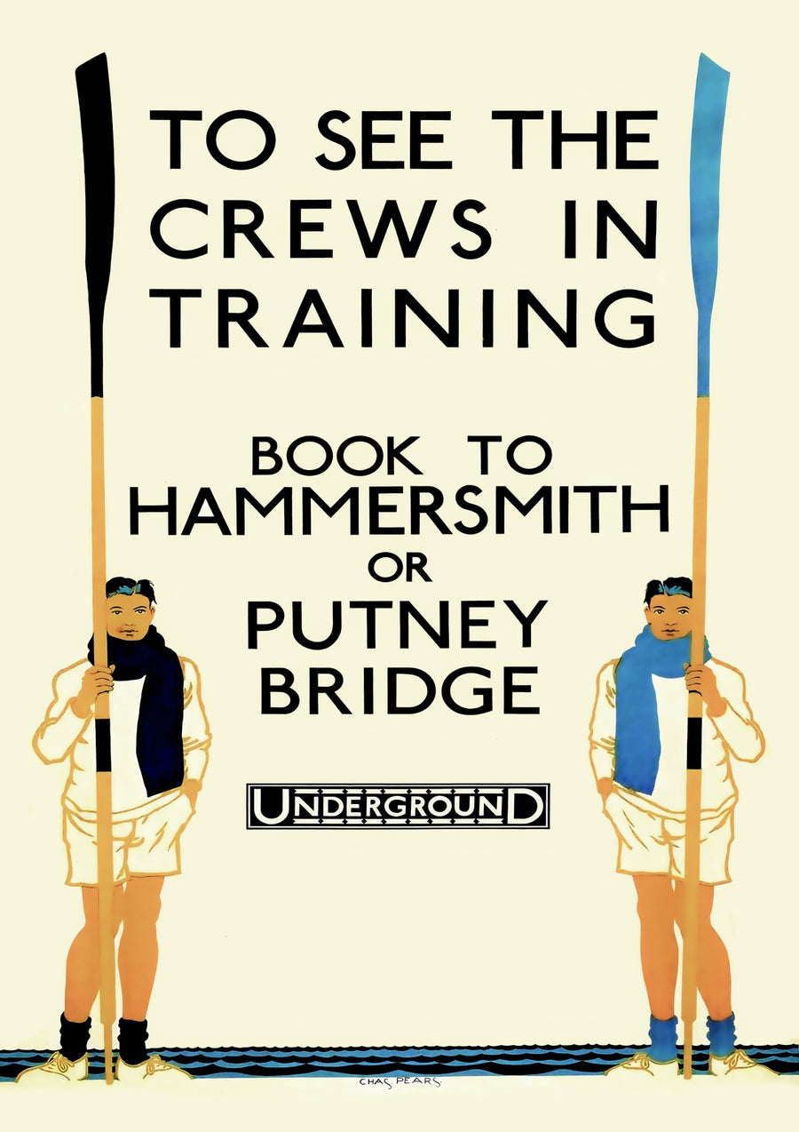 Putney Bridge Boat Race - Print Only frame