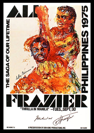 Ali vs Frazier - 1975 print
