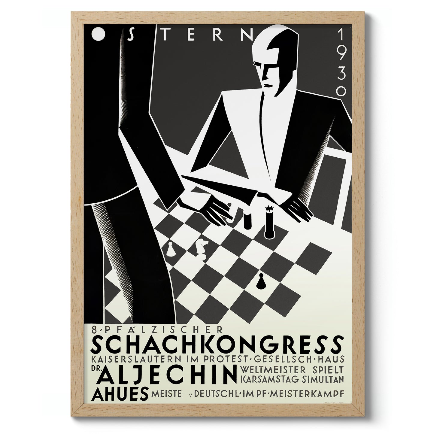 Vintage Chess Match - 1930