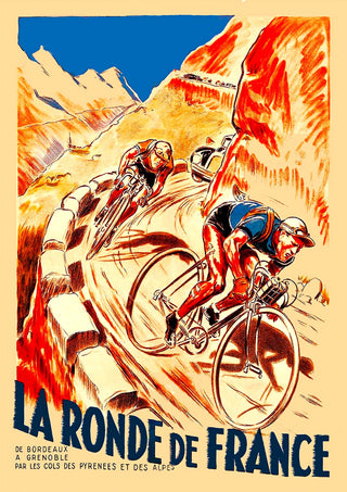Tour de France, Cycling - 1939 print
