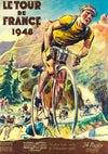 Tour de France, Cycling - 1948 print