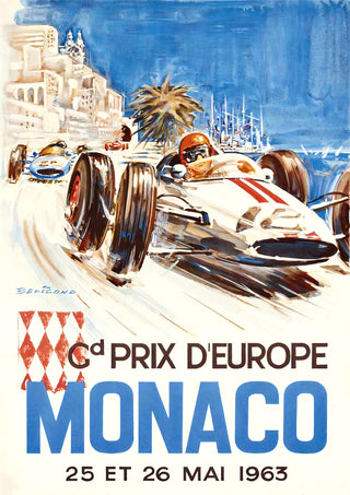 Monaco Grand Prix - 1963 print