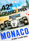 Monaco Grand Prix - 1984 print