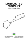 Azerbaijan Grand Prix print