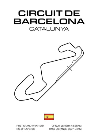Grand Prix d'Espagne print