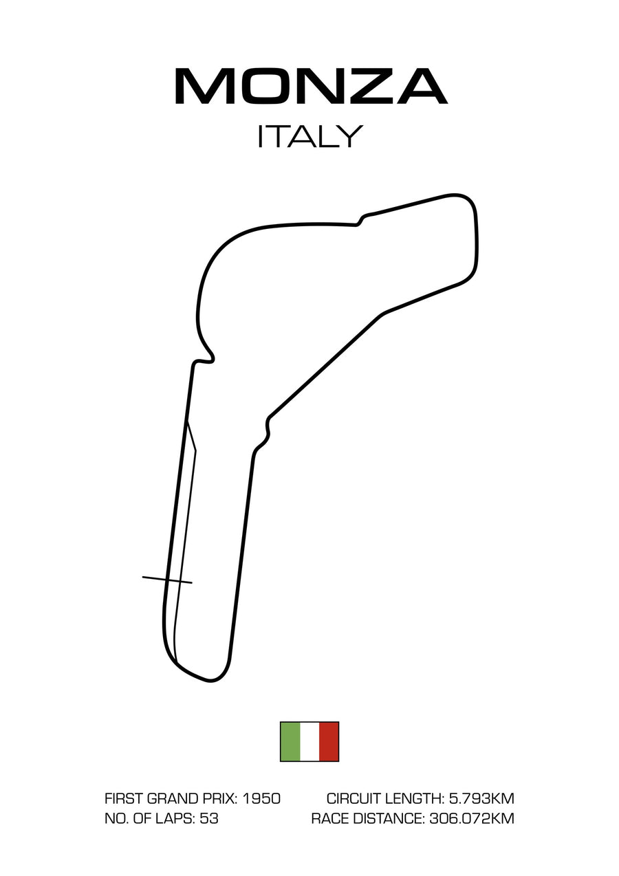 Monza, Italië Grand Prix - Print Only frame