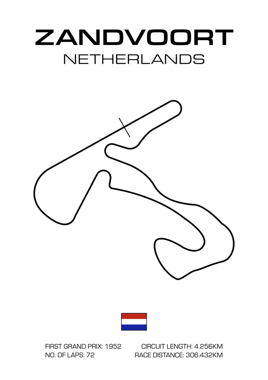 Großer Preis der Niederlande - Print Only frame