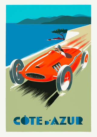 Course en Côte d'Azur print