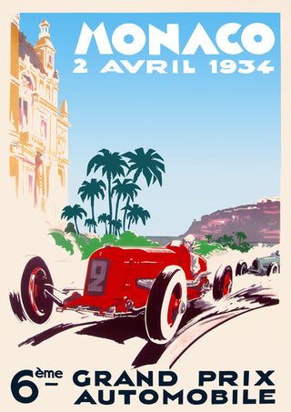 Monaco Grand Prix - 1934 print