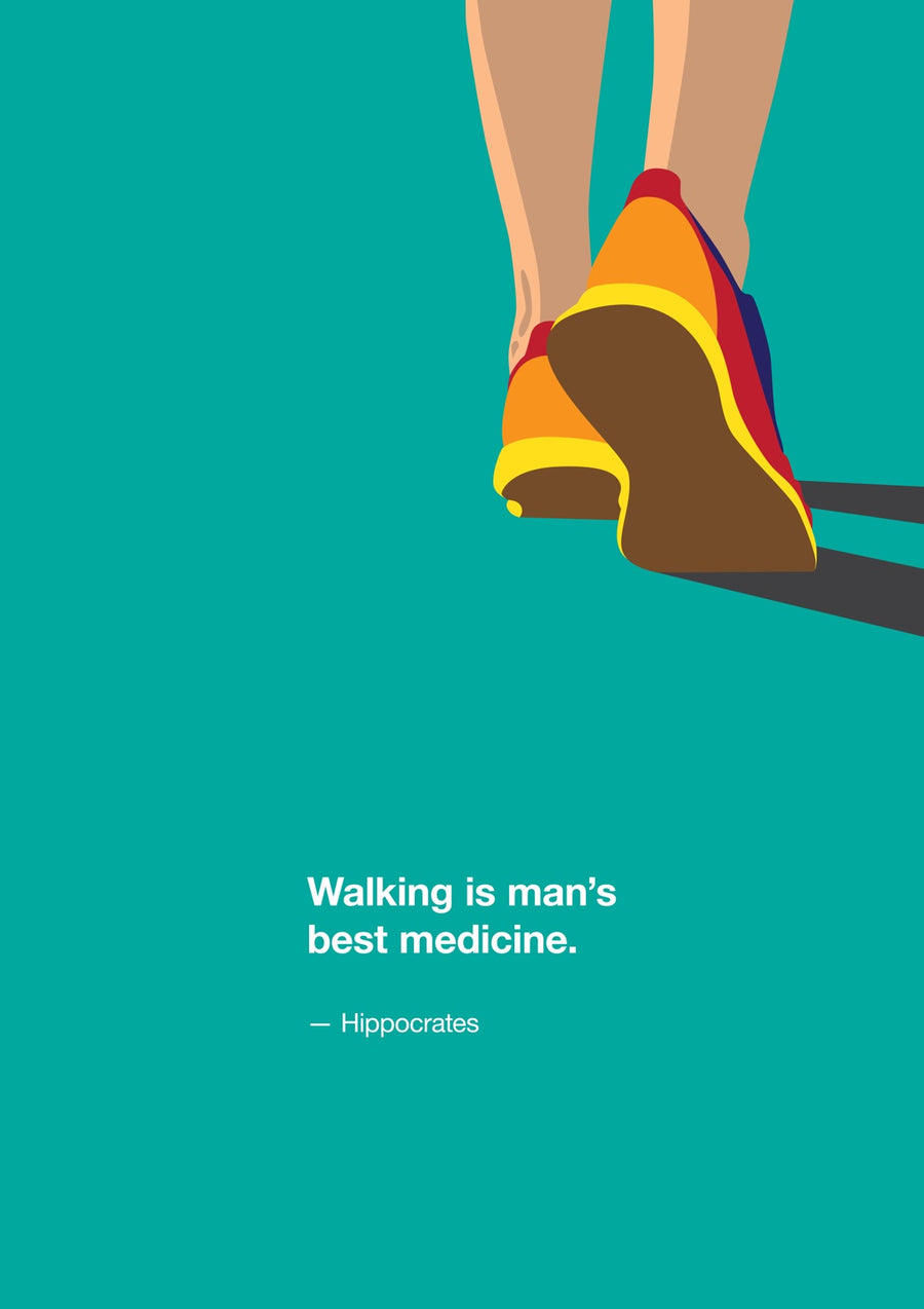 Walking - Print Only frame