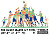 Rugbyligacupfinal, Wembley - 1929 print