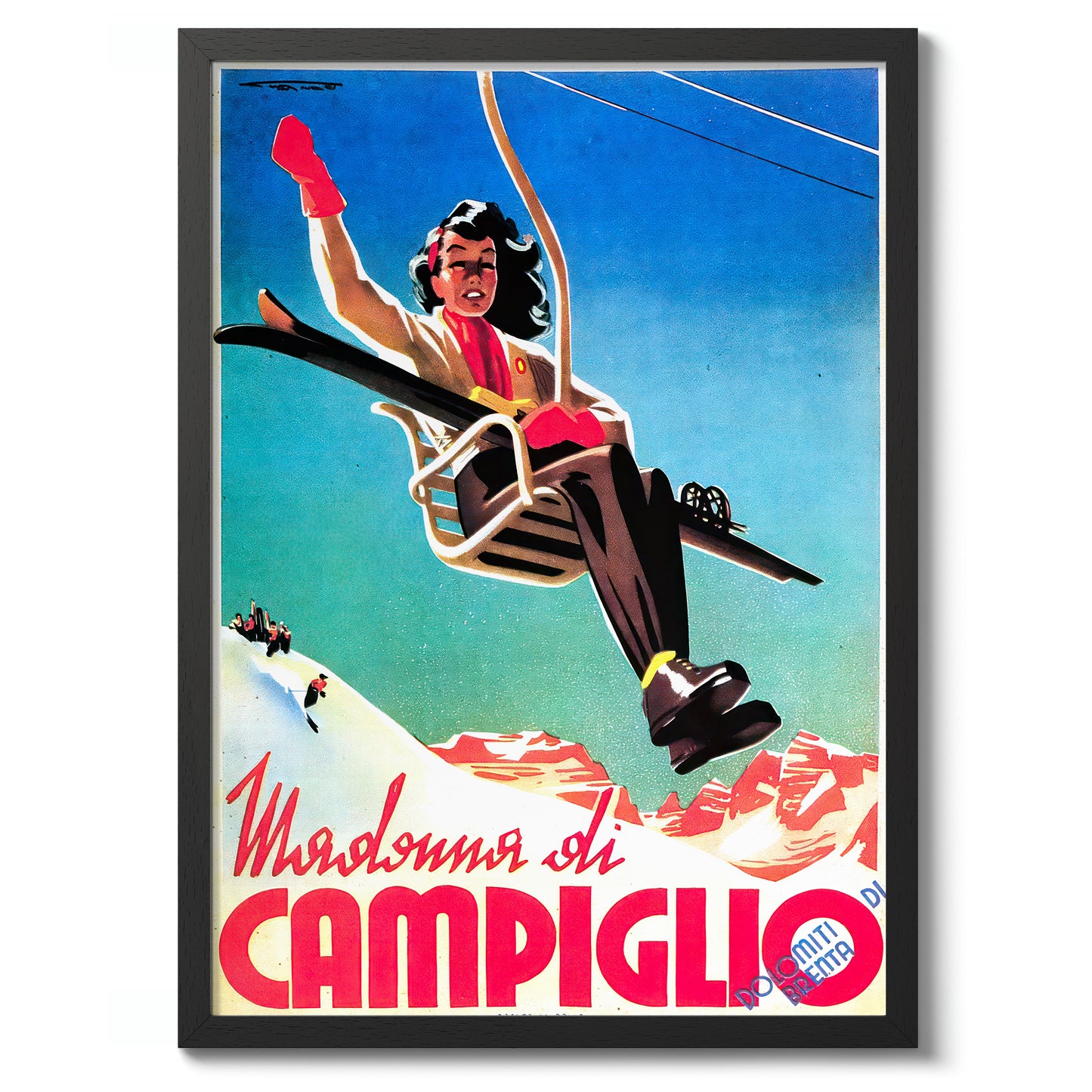 Campiglio, Italië - Skiën