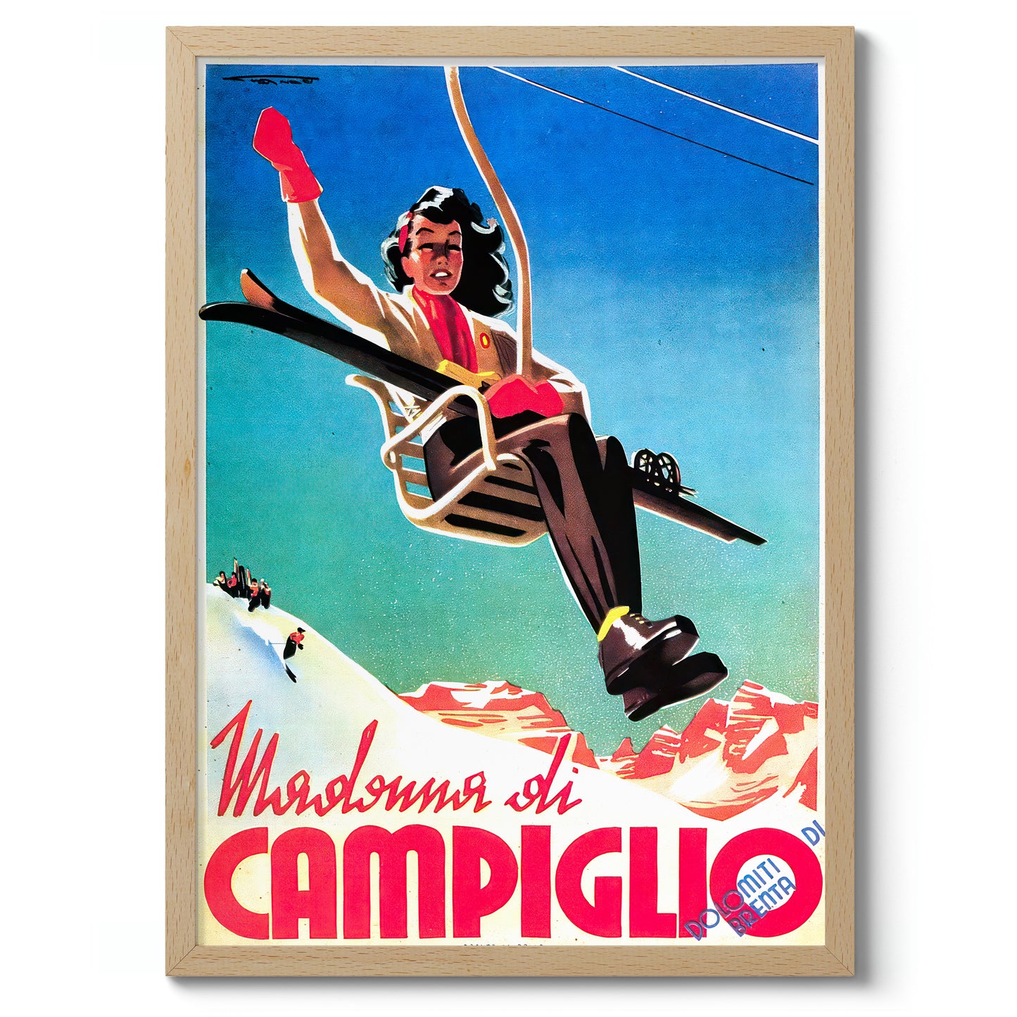 Campiglio, Italië - Skiën