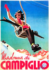 Campiglio, Italy - Skiing print