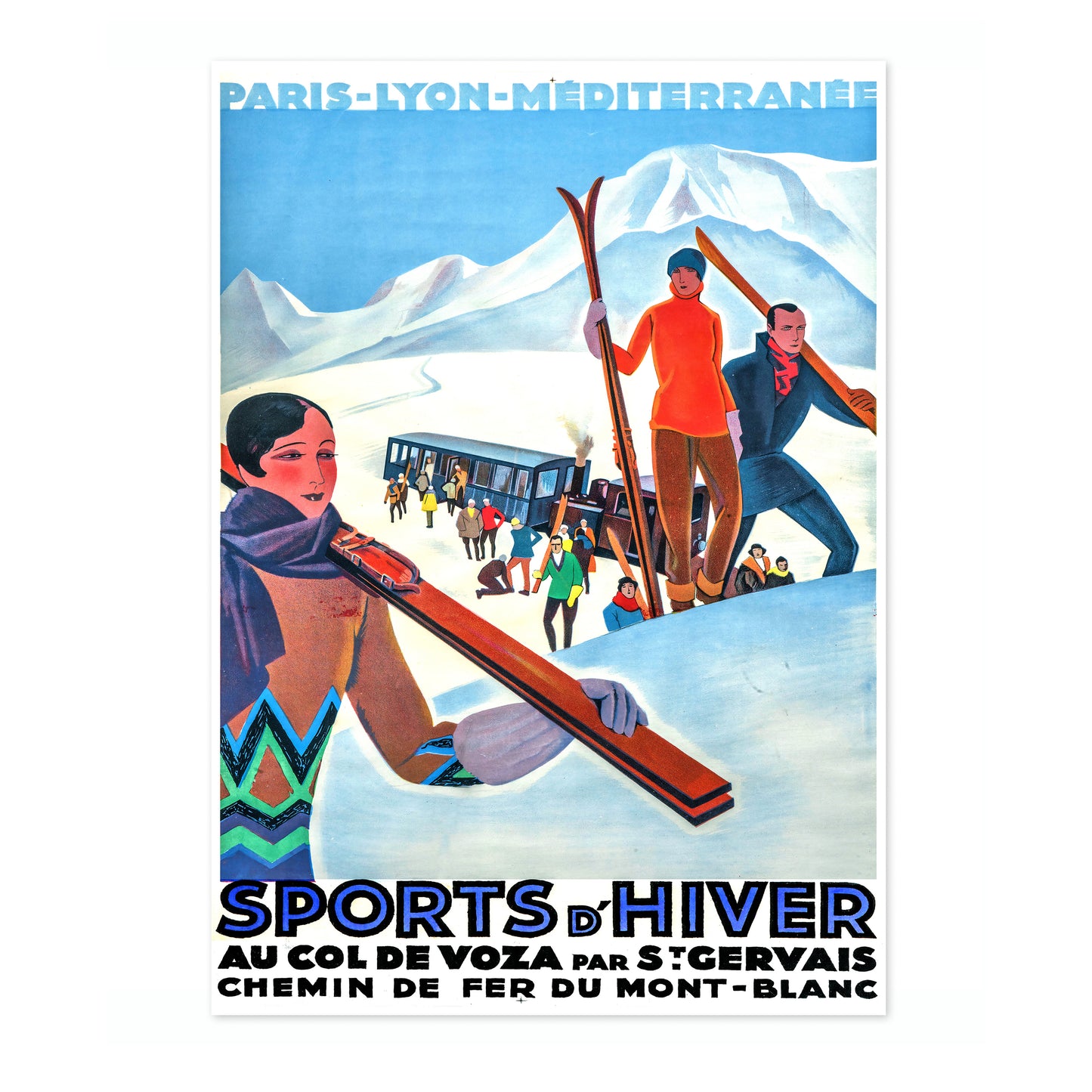 Skiing at Mont Blanc