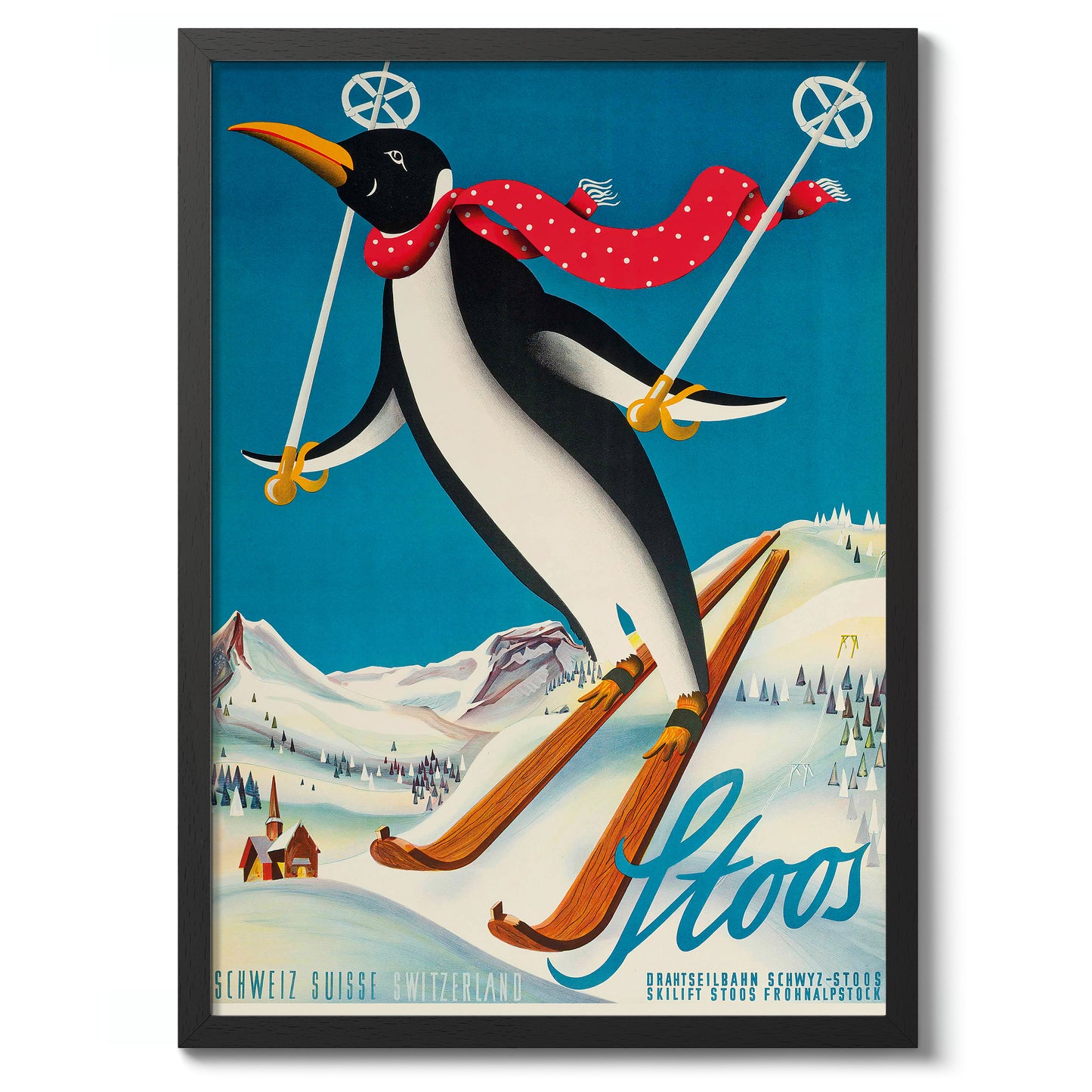 Stoos, Schweiz - Skidåkning