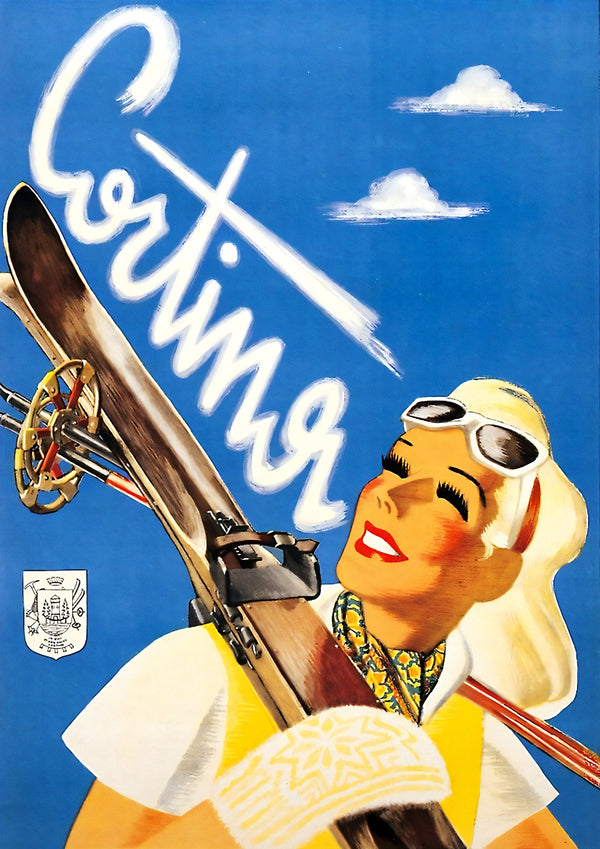 Cortina, Italien - Skidåkning