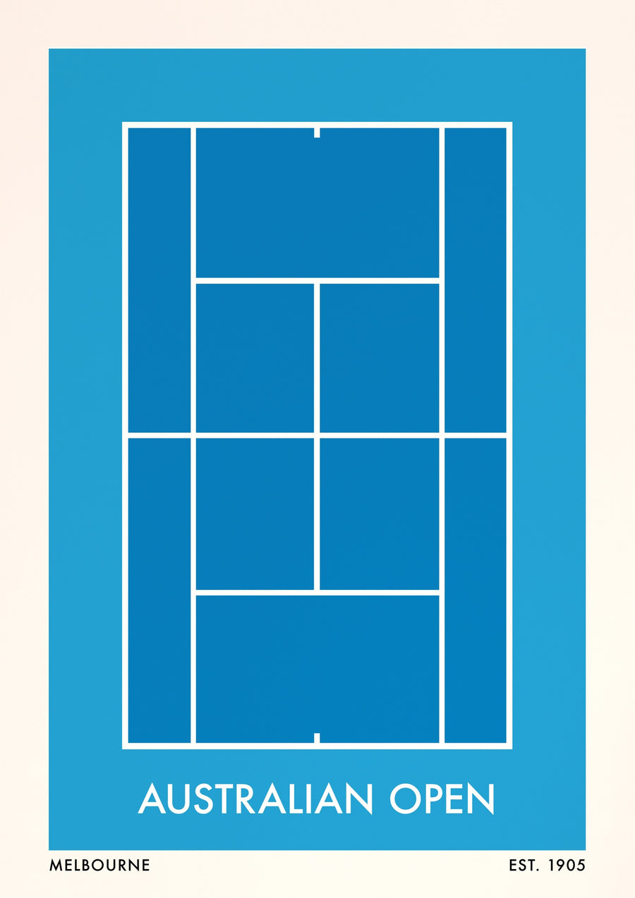 Open d'Australie - Print Only frame