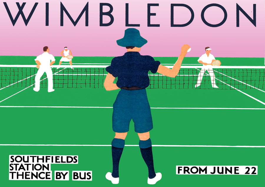 Wimbledon Tennis - 1931 - Print Only frame