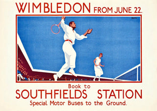 Wimbledon Tennis - 1925 print