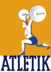 Athletic Weightlifting - Sweden print
