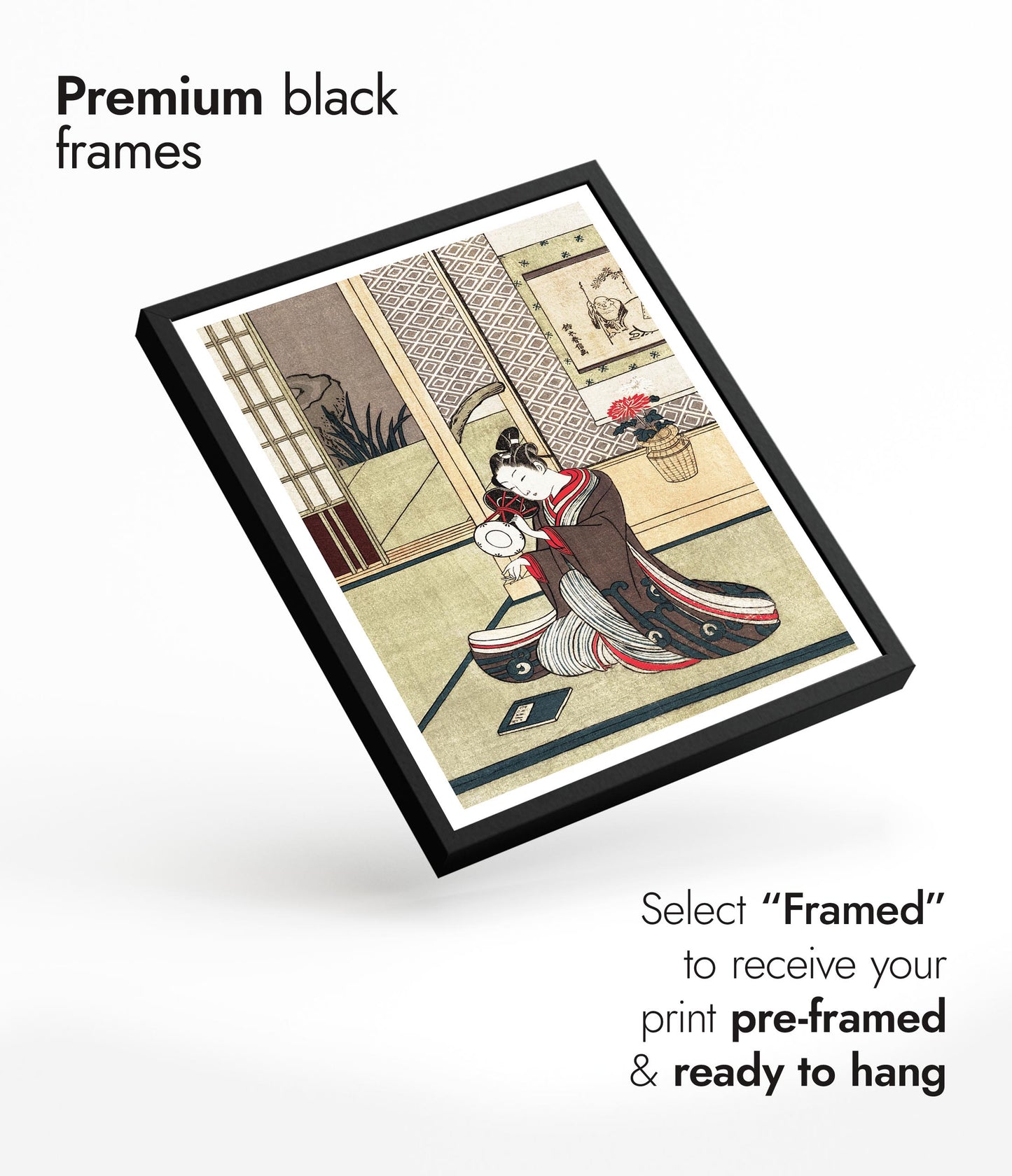 Japanese Man Practising on a Tsuzumi