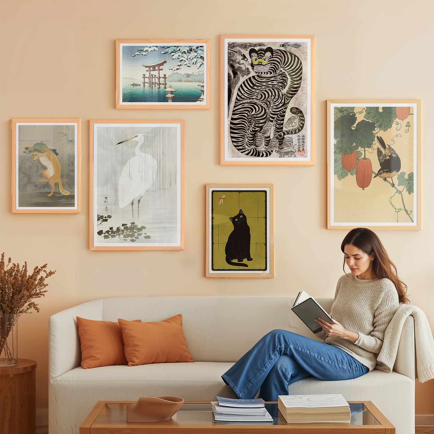 Japanese Gallery Wall