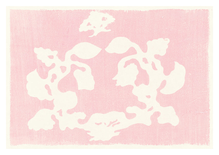 Rosa mönster - Print Only frame