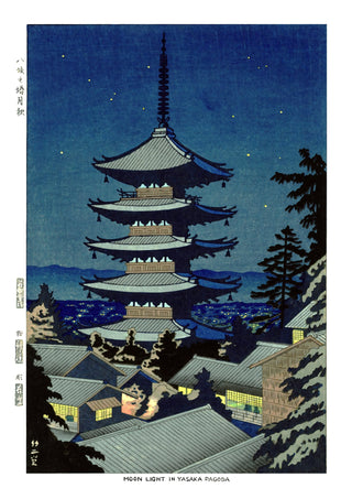 Månljus i Osaka print