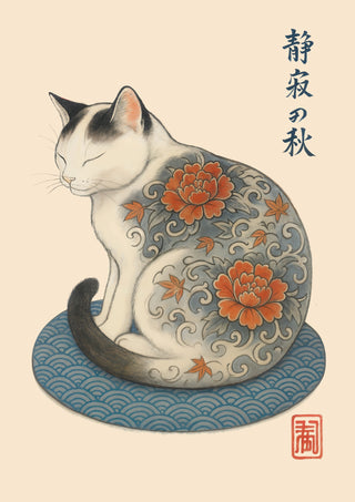 Diep in gedachten print