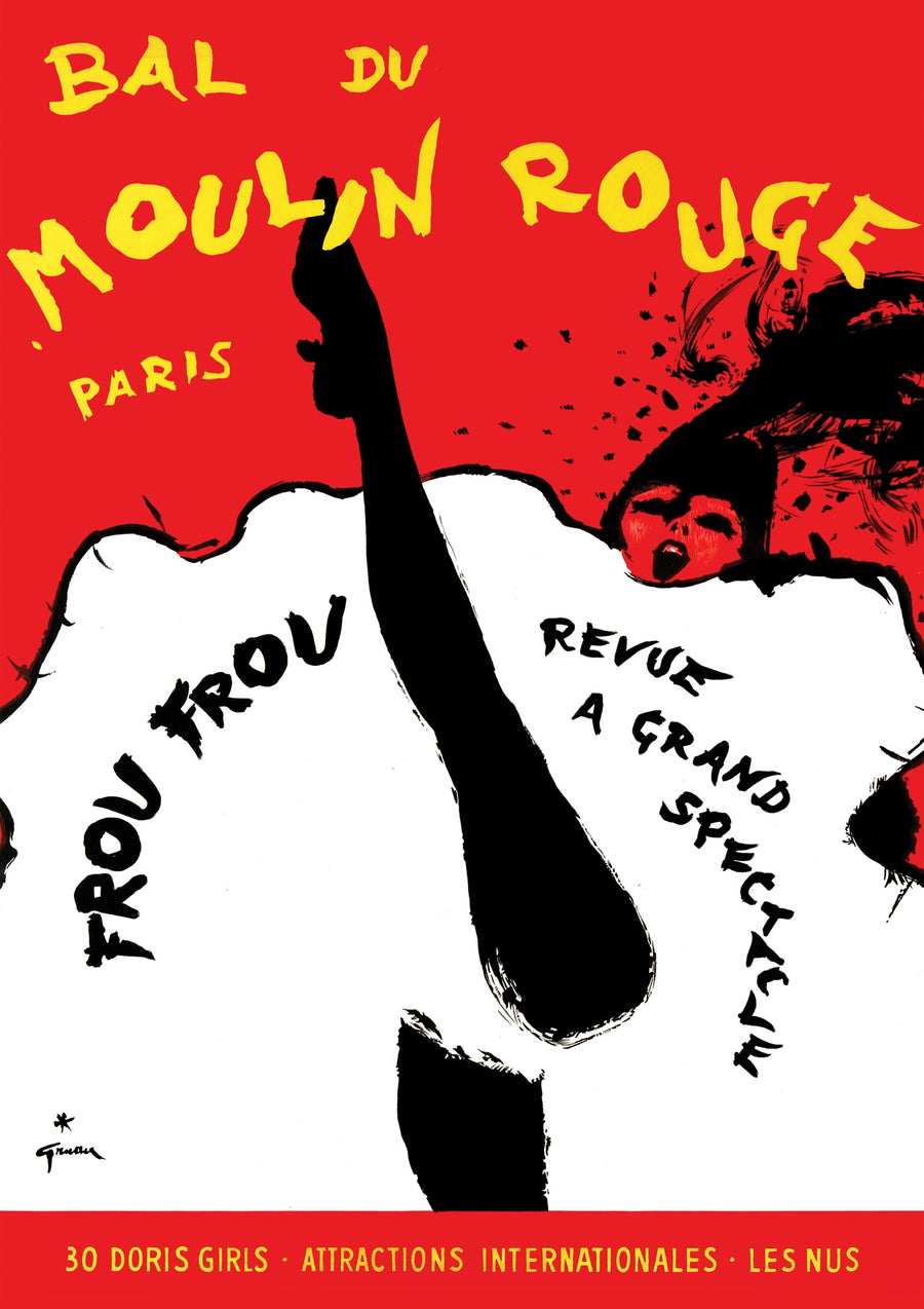 Bal du Moulin Rouge - Print Only frame