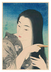 Hair Combing print