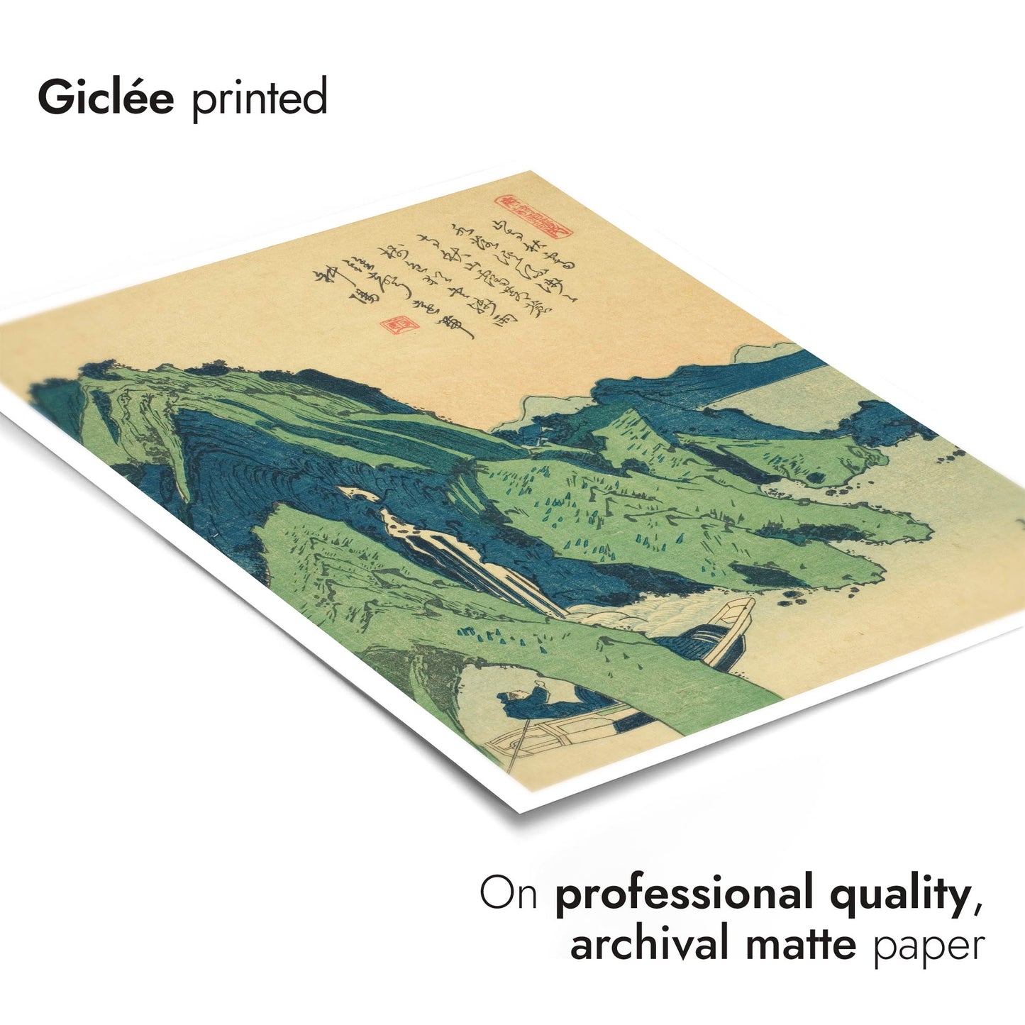 Clear Autumn Sky Over a Mountain Temple