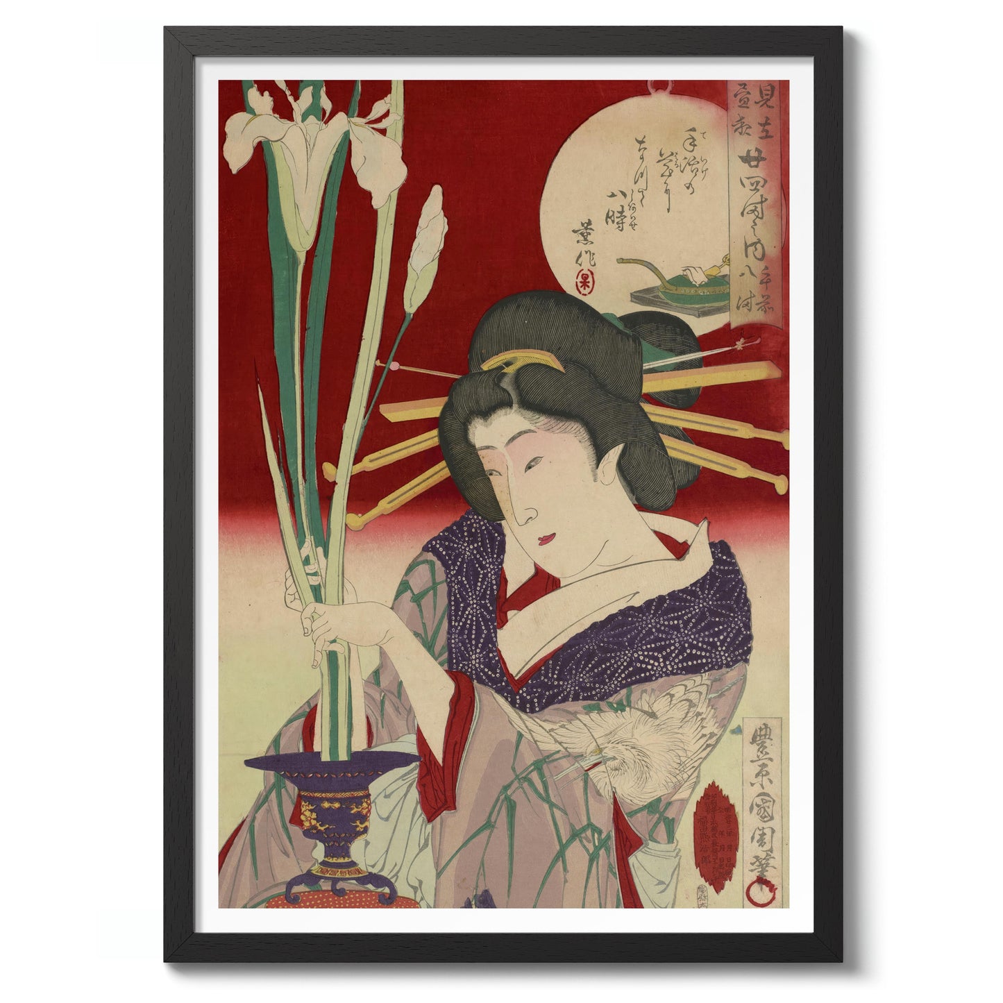 Beauté arrangée des iris