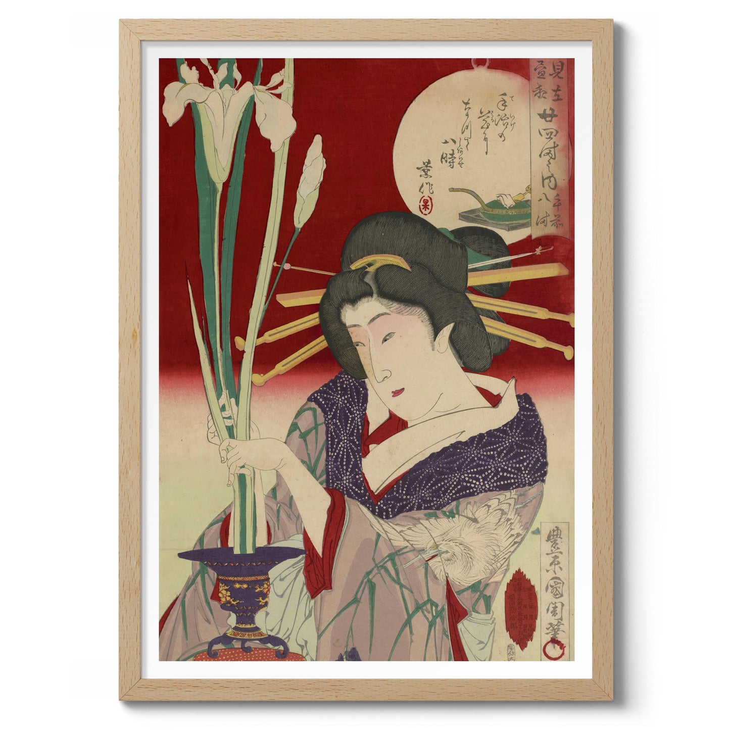 Beauté arrangée des iris