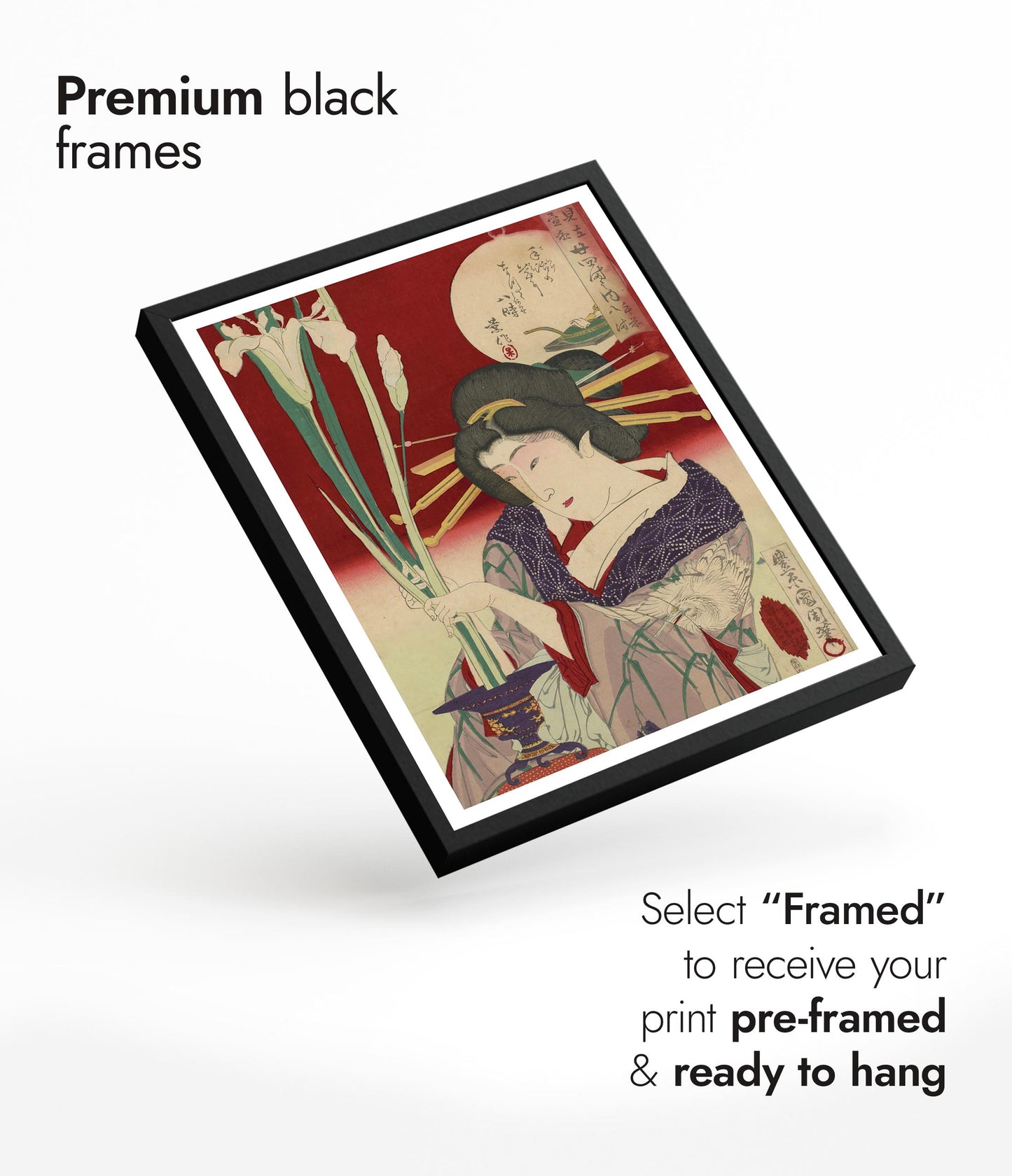 Beauté arrangée des iris