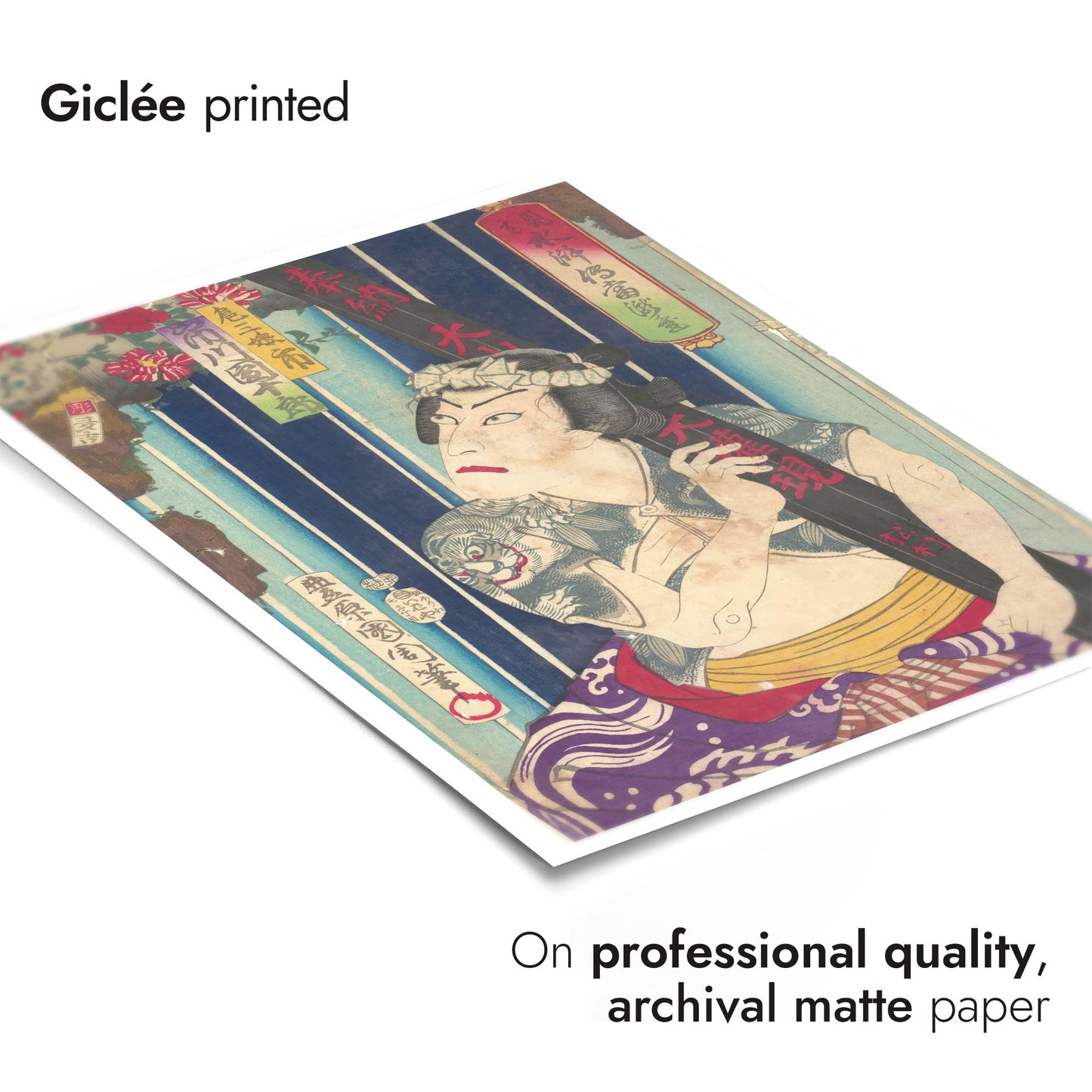 Ichikawa Danjuro joue le rôle de Sanjo