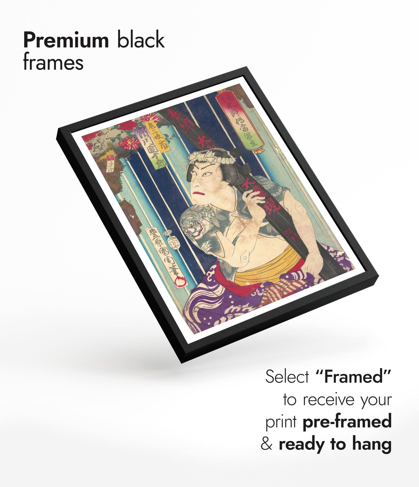 Ichikawa Danjuro joue le rôle de Sanjo