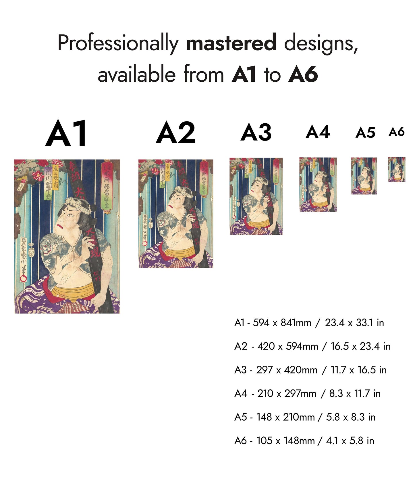 Ichikawa Danjuro joue le rôle de Sanjo