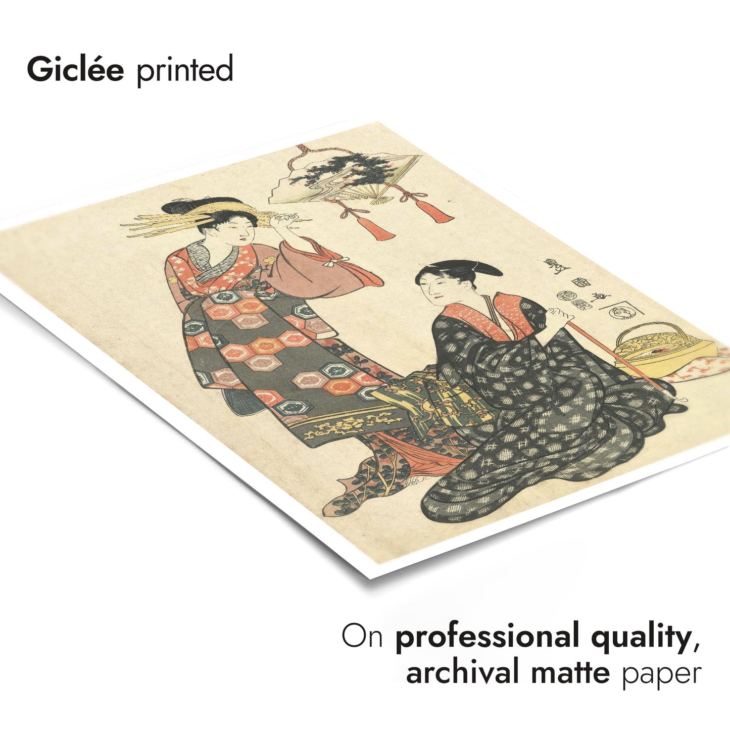 Acteur Iwai Hanshiro V avec une courtisane