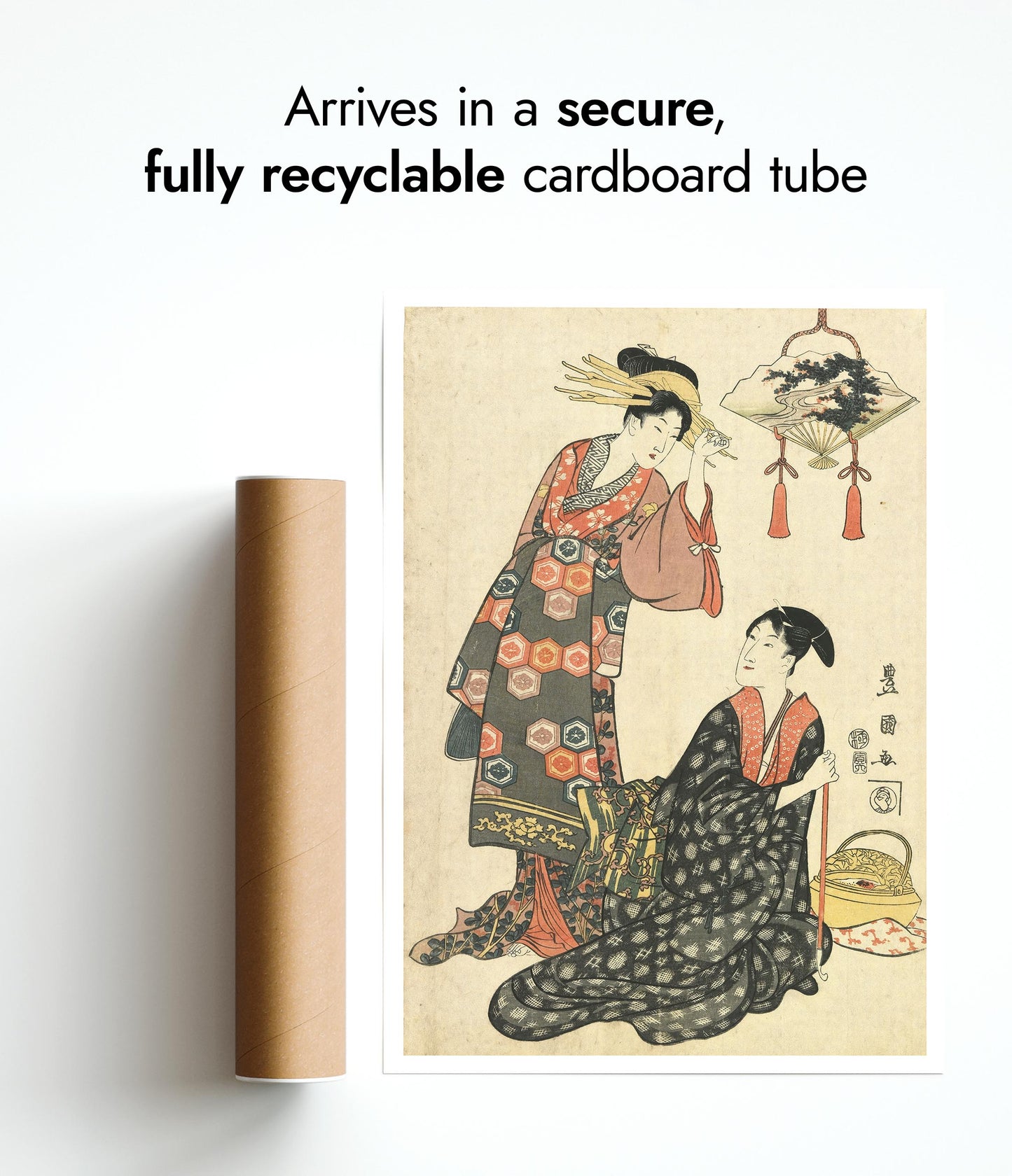 Acteur Iwai Hanshiro V avec une courtisane